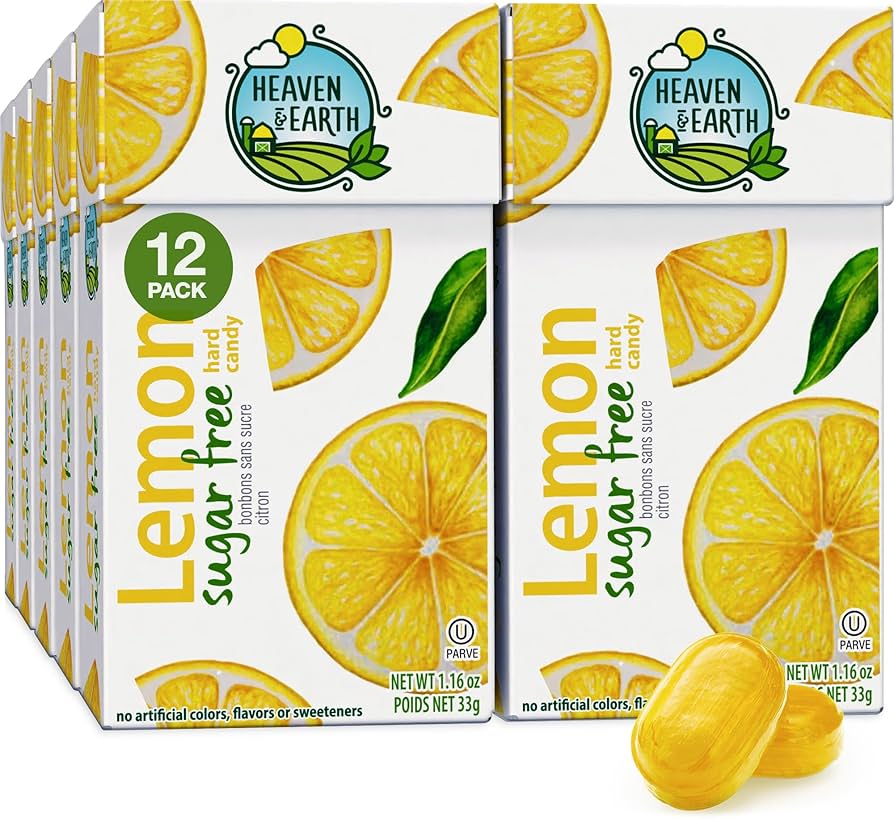 【超レア品】Determinations / Non Sugar/ Heaven Amazon.com : Heaven & Earth Sugar Free Lemon Hard Candies